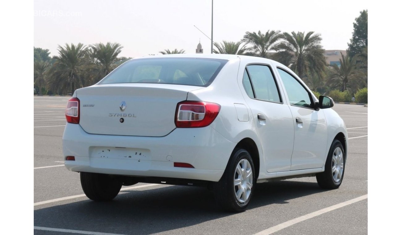 Renault Symbol 2017 | EMI FROM AED 450/- MONTH | SYMBOL WITH GCC SPECS - EXCELLENT CONDITION