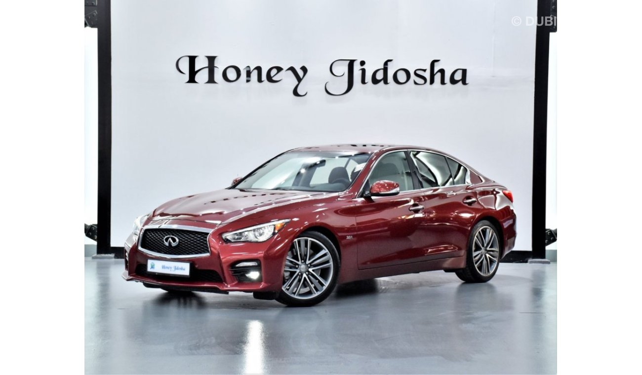 Infiniti Q50 EXCELLENT DEAL for our Infiniti Q50S 3.0t ( 2017 Model ) in Red Color GCC Specs