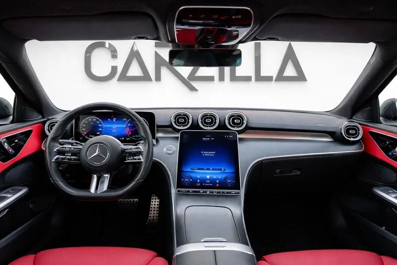 Mercedes Benz C200 Premium 2.0L AED 2,908 P.M l 0% Down Payment l Premium AMG Line l Gargash Warranty t