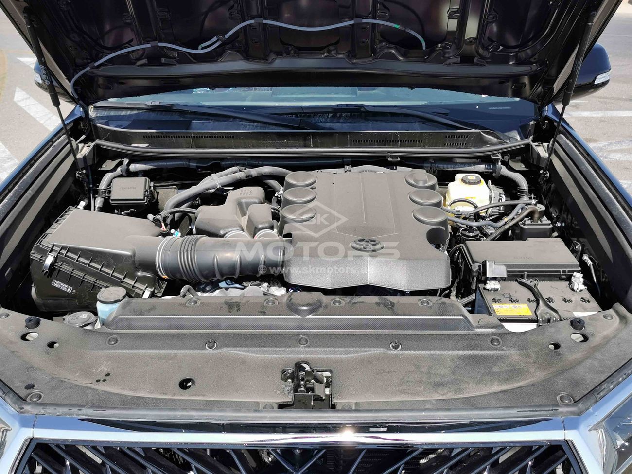 Toyota Prado VXR PLATINUM EDITION, 4.0L Petrol, , TESLA BIG DVD, Full Option, Black/Brown Inside (CODE - LCPE20)