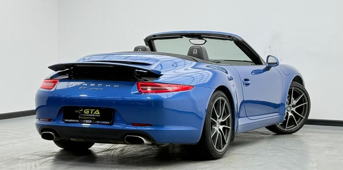 Porsche 911 Carrera 3.4L Convertible 2015 Porsche 911 Carrera, Service History, Excellent Condition, GCC