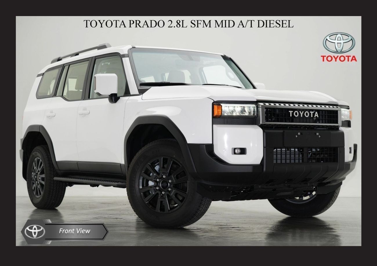 تويوتا برادو #AM TOYOTA PRADO 2.8L SFM MID A/T DSL 2025 Export Only