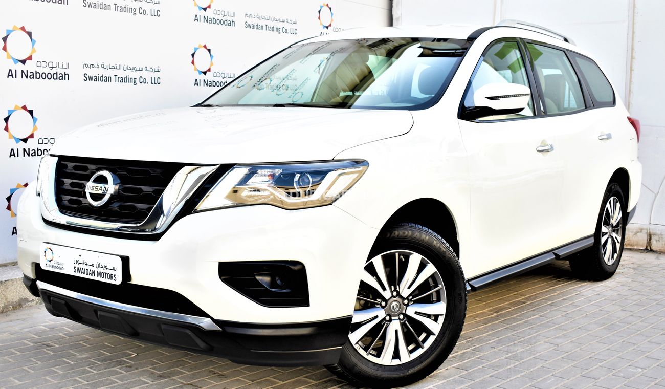 نيسان باثفايندر 3.5L S 4WD V6 2018 GCC SPECS DEALER WARRANTY