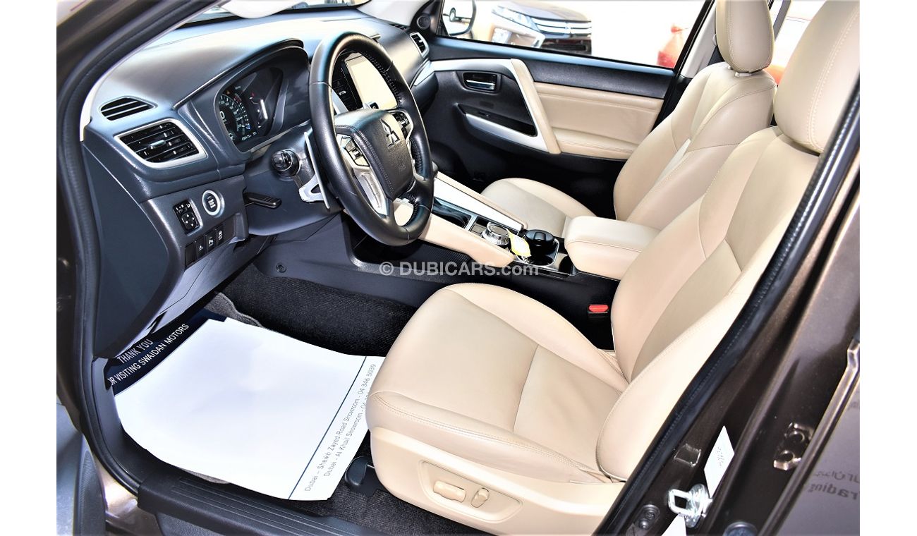 Mitsubishi Montero AED 1774 PM | 3.0L GLS V6 4WD GCC DEALER WARRANTY