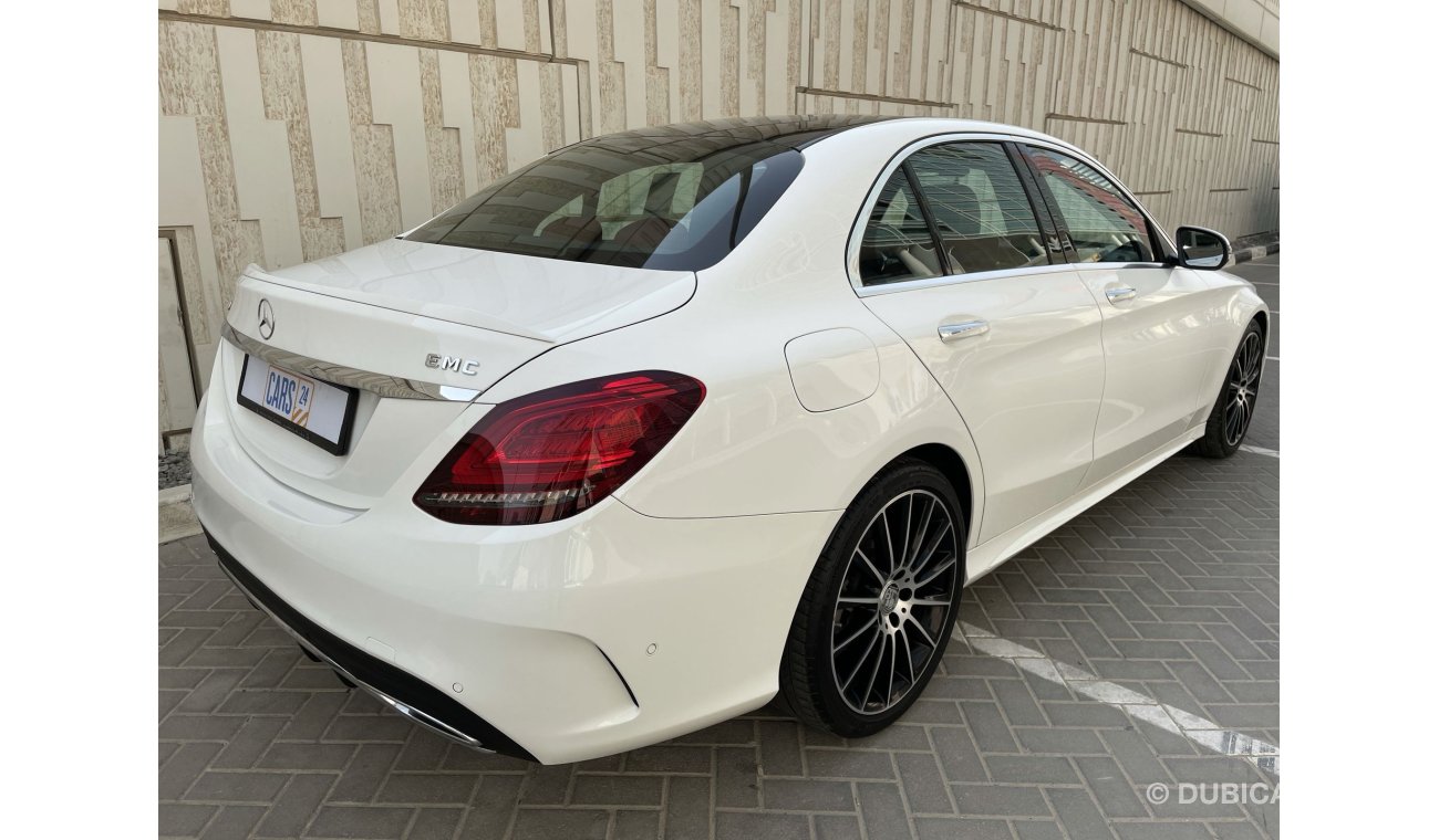 مرسيدس بنز C200 PREMIUM 2.0L | GCC | EXCELLENT CONDITION | FREE 2 YEAR WARRANTY | FREE REGISTRATION | 1 YEAR FREE IN