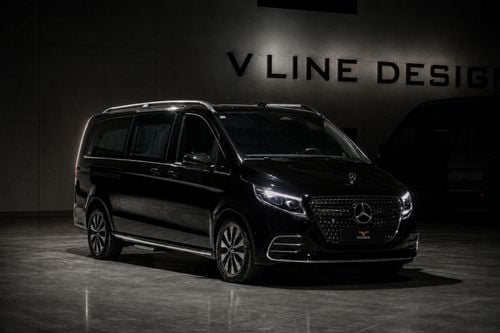 مرسيدس بنز V 300 VLINE VIP EDITION NEW ARRIVAL 2026 MODEL VIP MERCEDES GCC V300 with ADDITIONAL REAR AC - 2 Years Warranty by VLINE