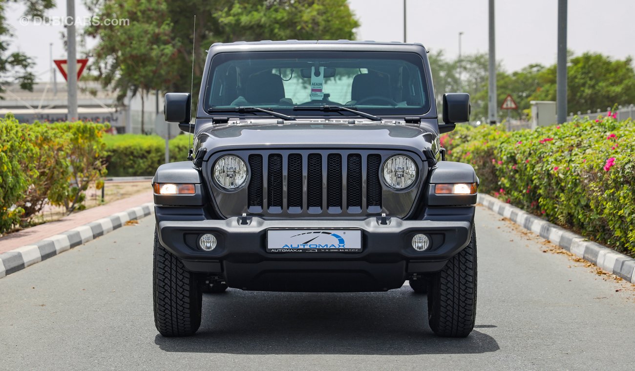 Jeep Wrangler UNLIMITED SPORT 2021 V6 3.6L GCC 0km W/ 3 Yrs or 60K km Warranty @ Official Dealer