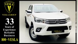 Toyota Hilux 4WD + HIGH + GL + 2.7L + DOUBLE / GCC / 2019 / UNLIMITED MILEAGE WARRANTY + FREE SERVICE / 1,071 DHS