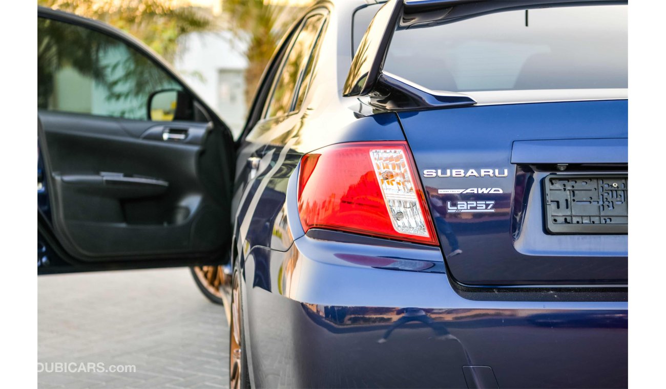 Subaru Impreza WRX STI- GCC - AED 1,658 Per Month - 0% Down Payment