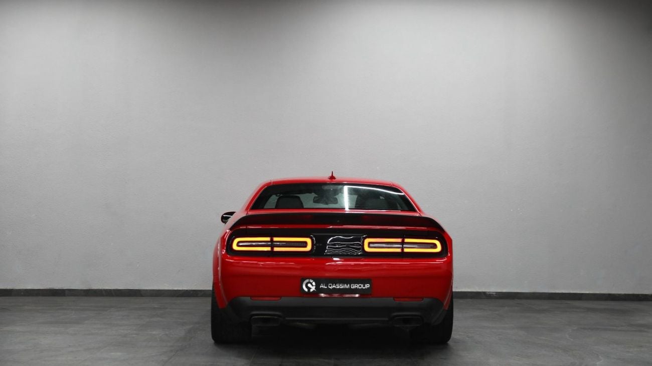 Dodge Challenger SRT Hellcat 6.2L (707 HP) | Brand New | Clean Title | 3 Years Warranty | AED7,600 monthly with 0% Do