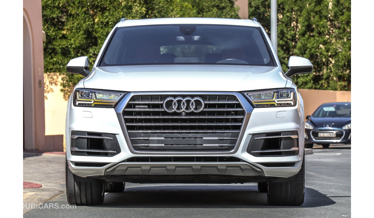 Audi Q7 45 TFSI Luxury 2016 GCC under Agency Warranty with Zero Down-Payment.