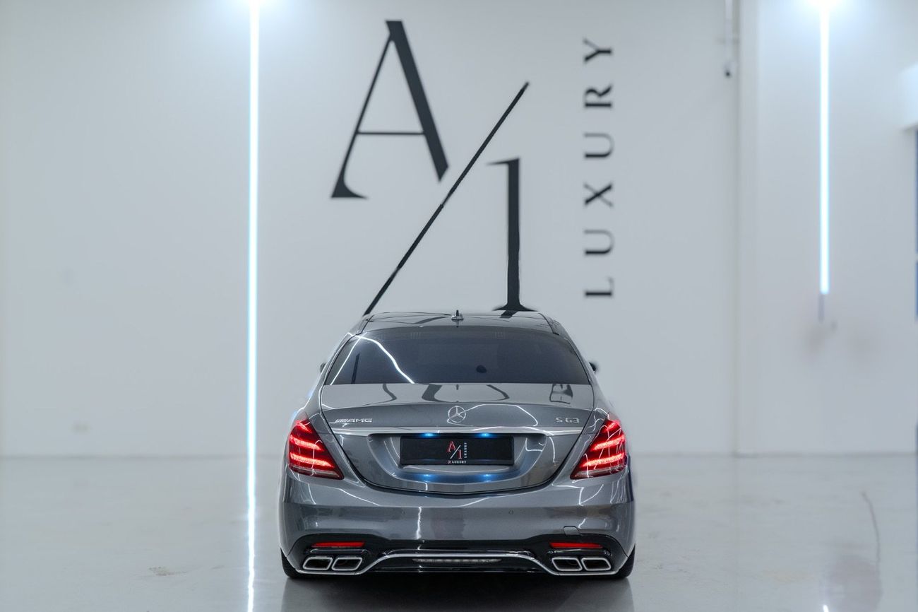 مرسيدس بنز S 63 AMG 2018 Mercedes S63, V8 Biturbo 4Matic+, Warranty, Excellent Condition, Korean Specs