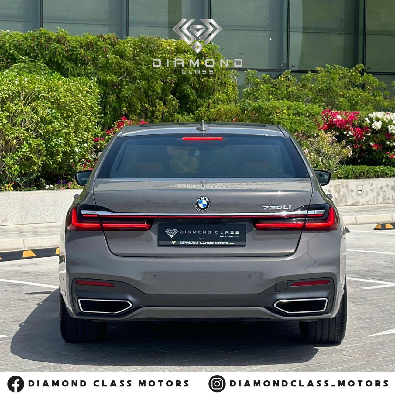 BMW 730Li Luxury M Sport Package BMW 730Li M kit Full Option GCC A.Grey 2022 Under Warranty & Service Contract