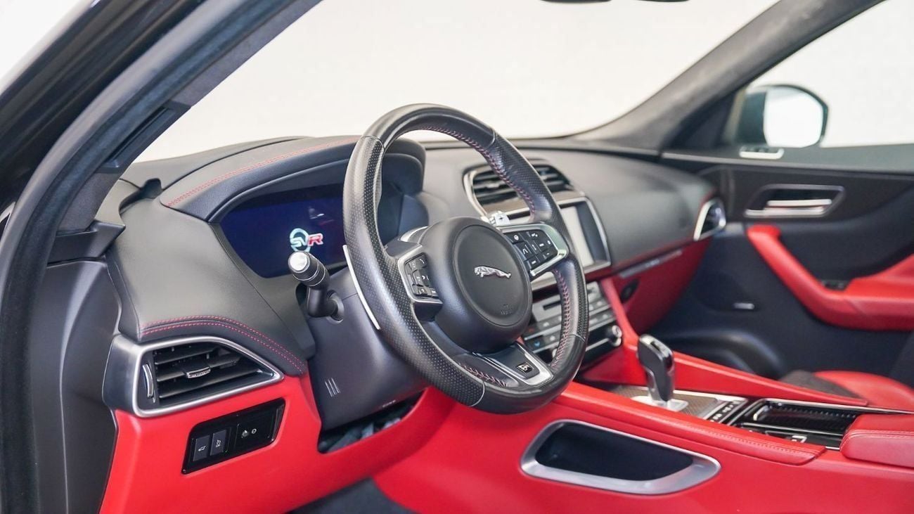 Jaguar F Pace SVR 5.0L UAE's Very Best Example | 2 Years Free Servicing | AED 3,415 Per Month