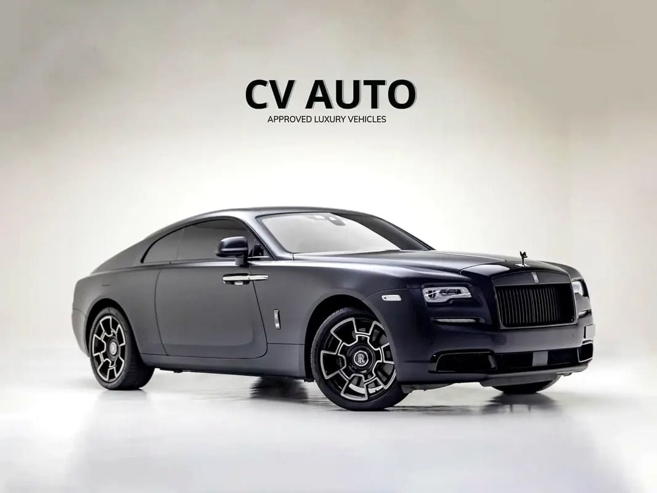 Rolls Royce Wraith Black Badge | GCC Spec | Matte Black | 624 HP V12