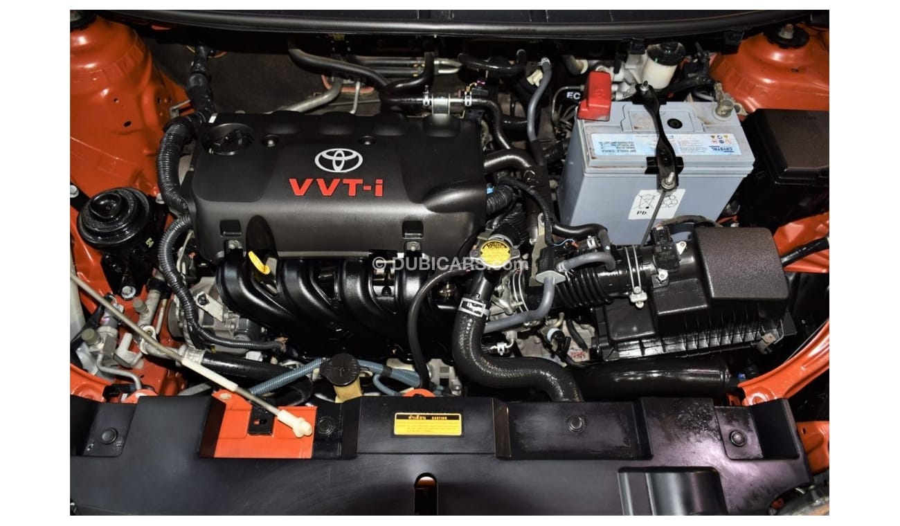 Toyota Yaris EXCELLENT DEAL for our Toyota Yaris SE 1.5L 2015 Model!! in Orange Color! GCC Specs