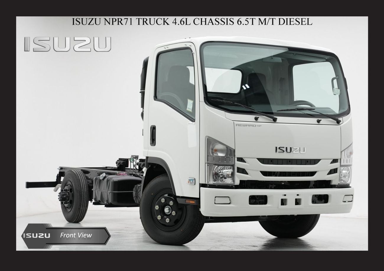 إيسوزو NPR 85 ISUZU NPR71 TRUCK 4.6L CHASSIS 6.5T M/T DSL 2025 Export Only