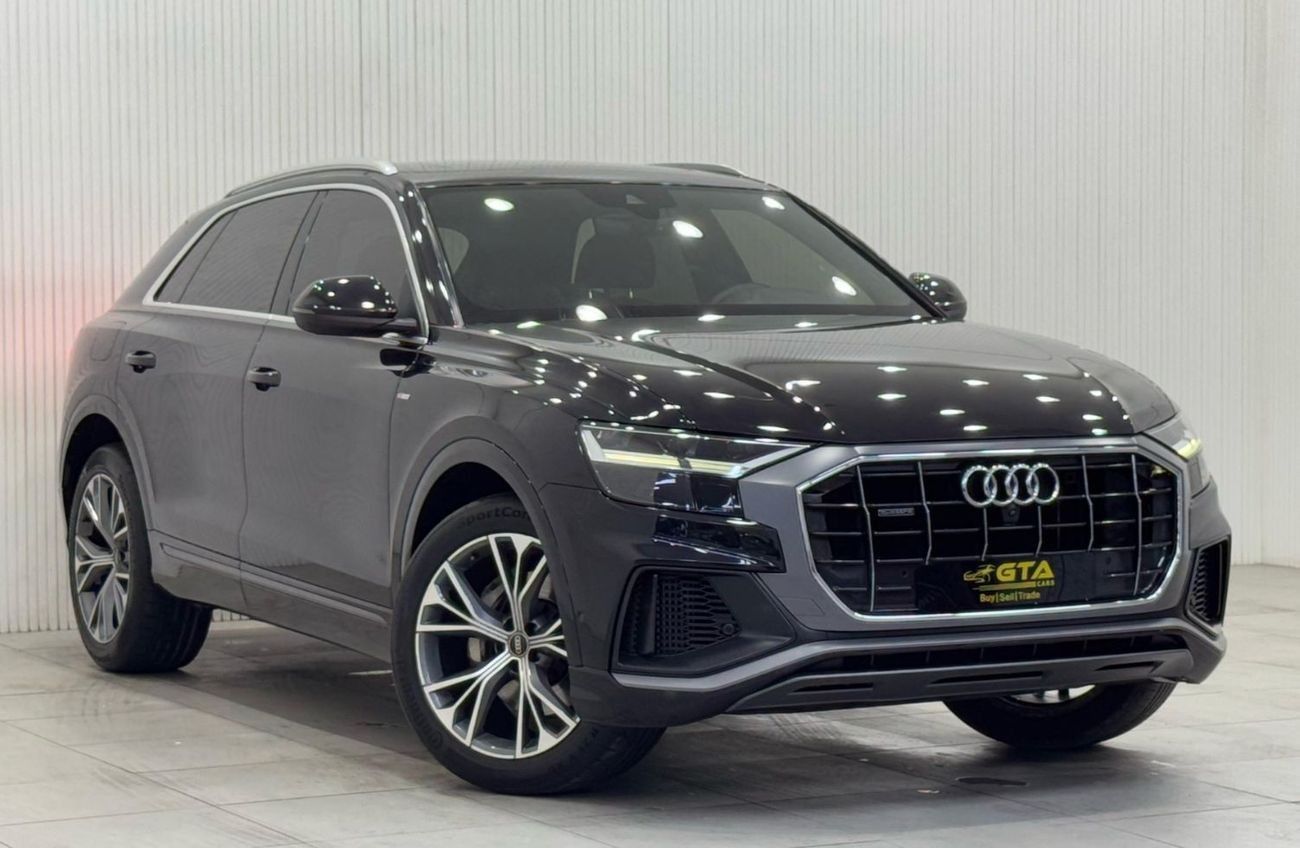 Audi Q8 55 TFSI quattro S-Line 3.0L 2021 Audi Q8 S-Line 55TFSI Quattro, 2025 Audi Warranty + Service Pack, L