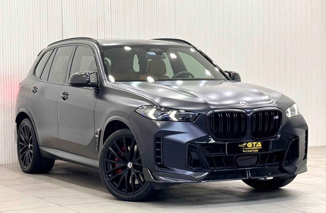 بي أم دبليو X5 M 2024 BMW X5 M60i xDrive, July 2028 BMW Warranty + Service Pack, Fully Loaded, Very Low Kms, GCC