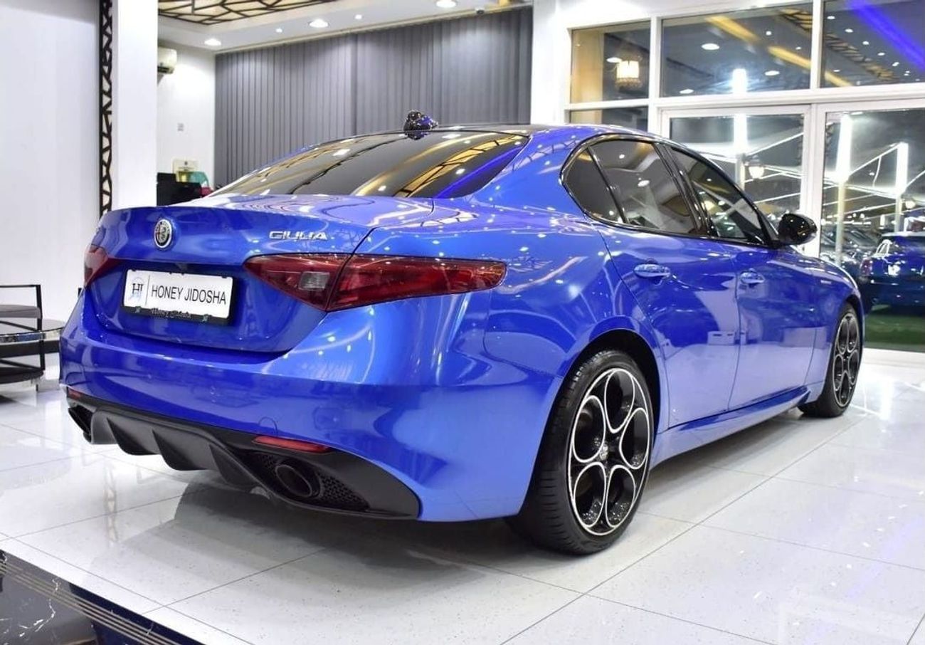 ألفا روميو جوليا EXCELLENT DEAL for our Alfa Romeo Giulia Q2 Veloce ( 2023 Model ) in Blue Color GCC Specs