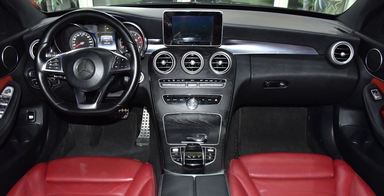 Mercedes-Benz C 200 EXCELLENT DEAL for our Mercedes Benz C200 ( 2016 Model ) in Black Color GCC Specs
