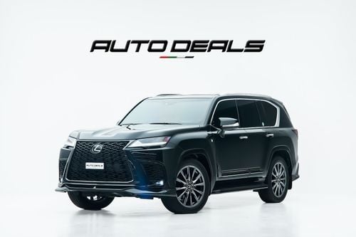 Lexus LX 600 F-Sport | GCC - Warranty - Low Mileage - Perfect Condition | 3.4L V6