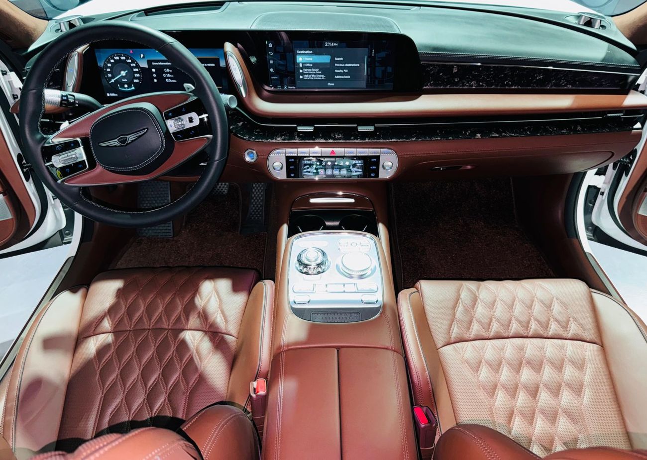 Genesis G90 Limousine 3.5L (375 HP) 2023 Genesis G90, Aug 2028 Genesis Warranty, Fully Loaded, Very Low Kms, GCC