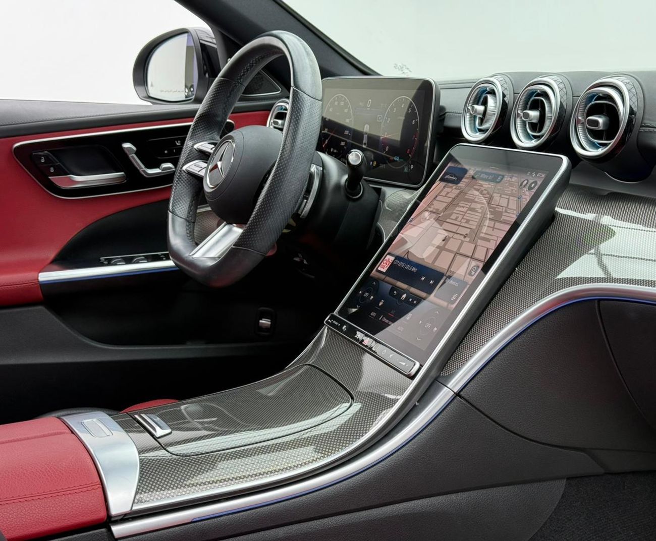 Mercedes-Benz C 200 2022 Mercedes Benz C200 AMG, 2027 Mercedes Warranty + Service Pack, Full MB Service History, GCC