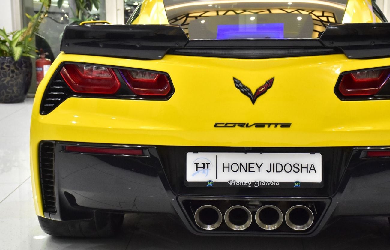 Chevrolet Corvette EXCELLENT DEAL for our Chevrolet Corvette C7 Grand Sport ( 2017 Model ) in Yellow Color GCC Specs