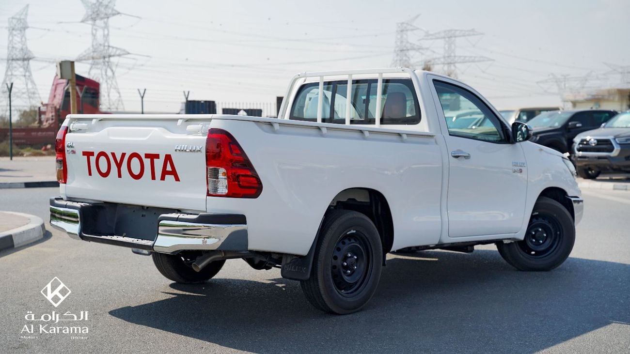 Toyota Hilux GL 2.4L Single Cab Utility D-4D | 6-Speed Manual | GCC Specs | Power Windows & Mirrors