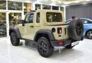 Jeep Wrangler EXCELLENT DEAL for our Jeep Wrangler JK Willys ( 2018 Model ) in Beige Color GCC Specs
