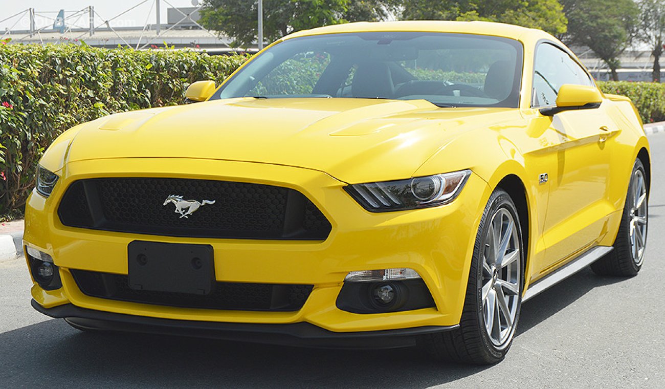 Ford Mustang GT Premium+, 5.0L V8 GCC, 435hp, 0km w/ 3Years or 100K km Warranty and 60K km Service at AL TAYER