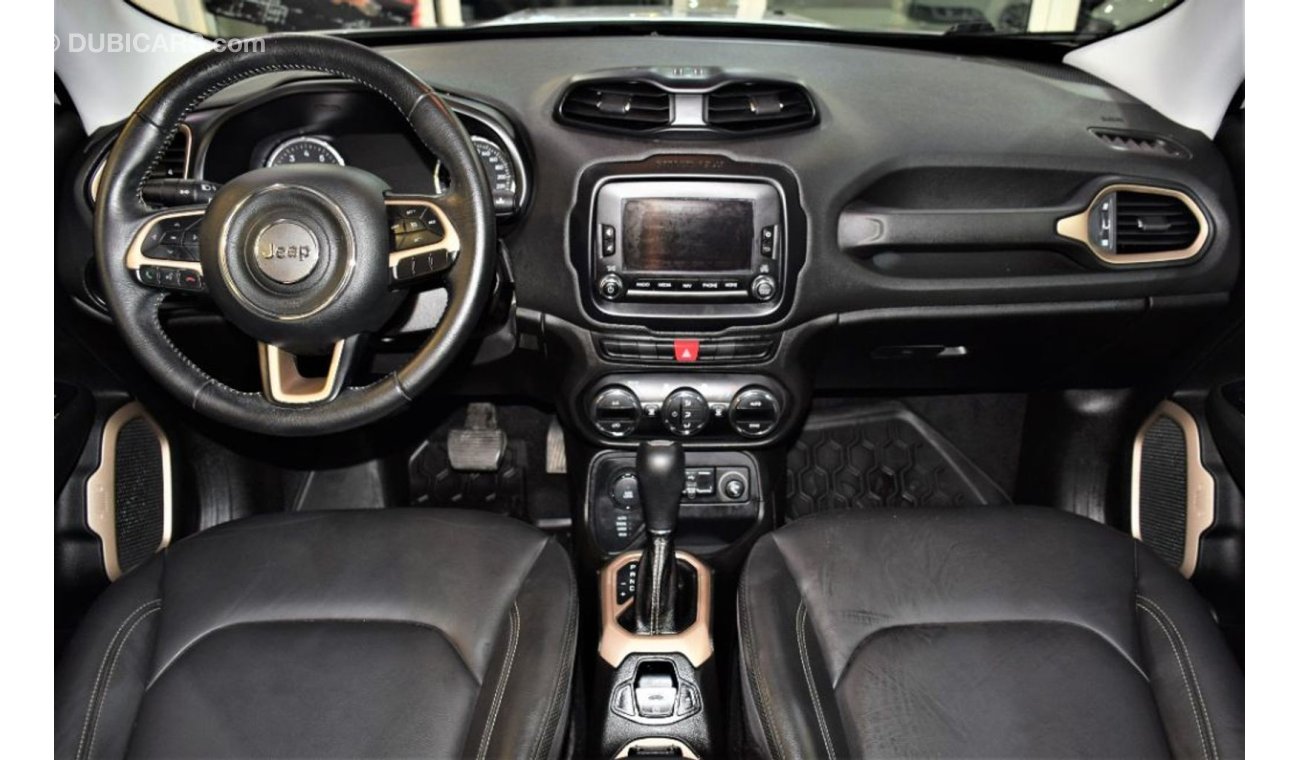 Jeep Renegade LOW MILEAGE! ONLY 74,000KM JEEP Renegade LIMITED 2015 Model!! Silver Color! GCC Specs