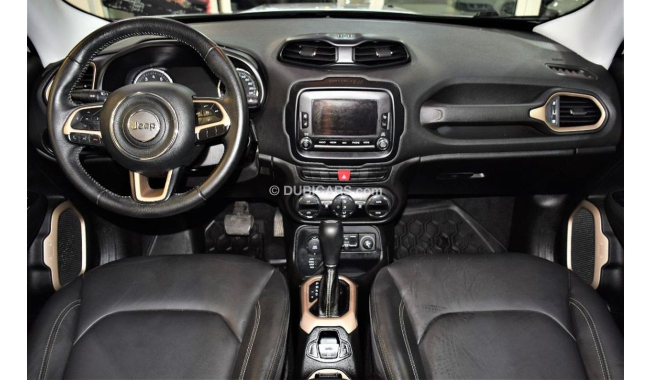 Jeep Renegade LOW MILEAGE! ONLY 74,000KM JEEP Renegade LIMITED 2015 Model!! Silver Color! GCC Specs