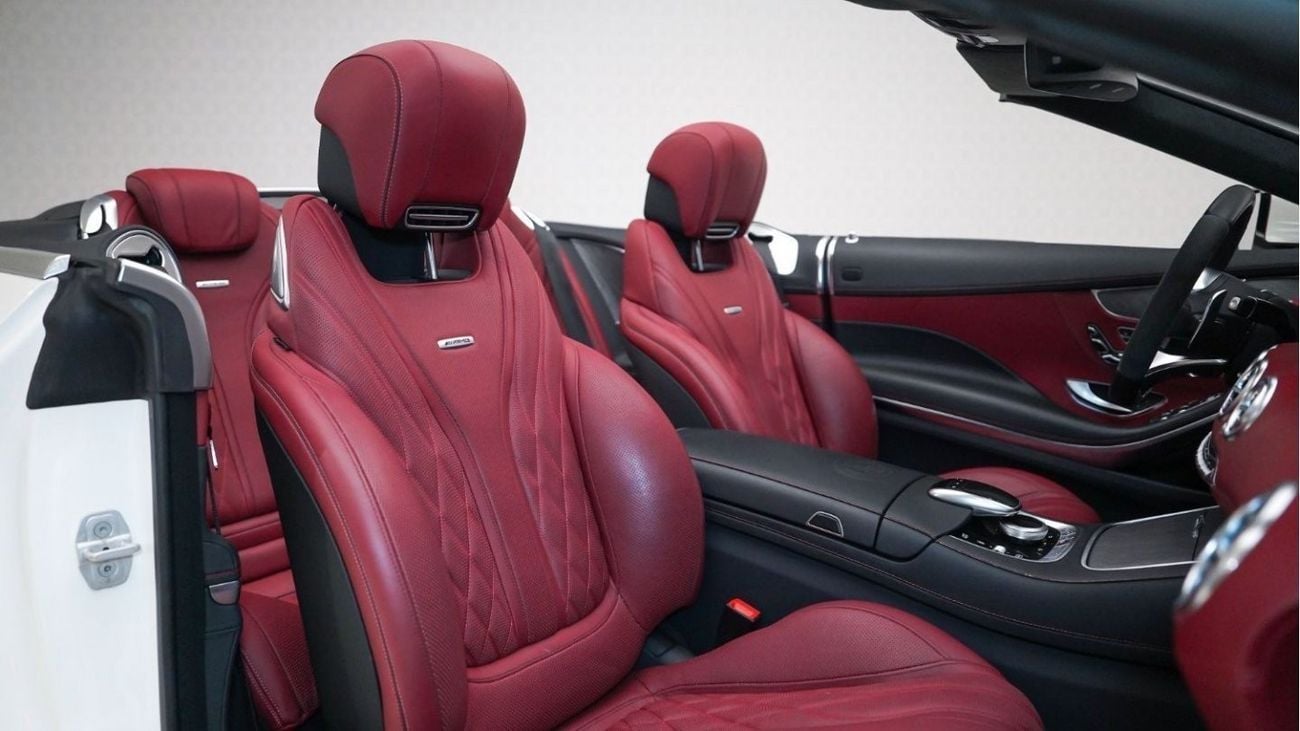 مرسيدس بنز S 63 AMG Cabriolet - 2 Years Approved Warranty - Approved Prepared Vehicle