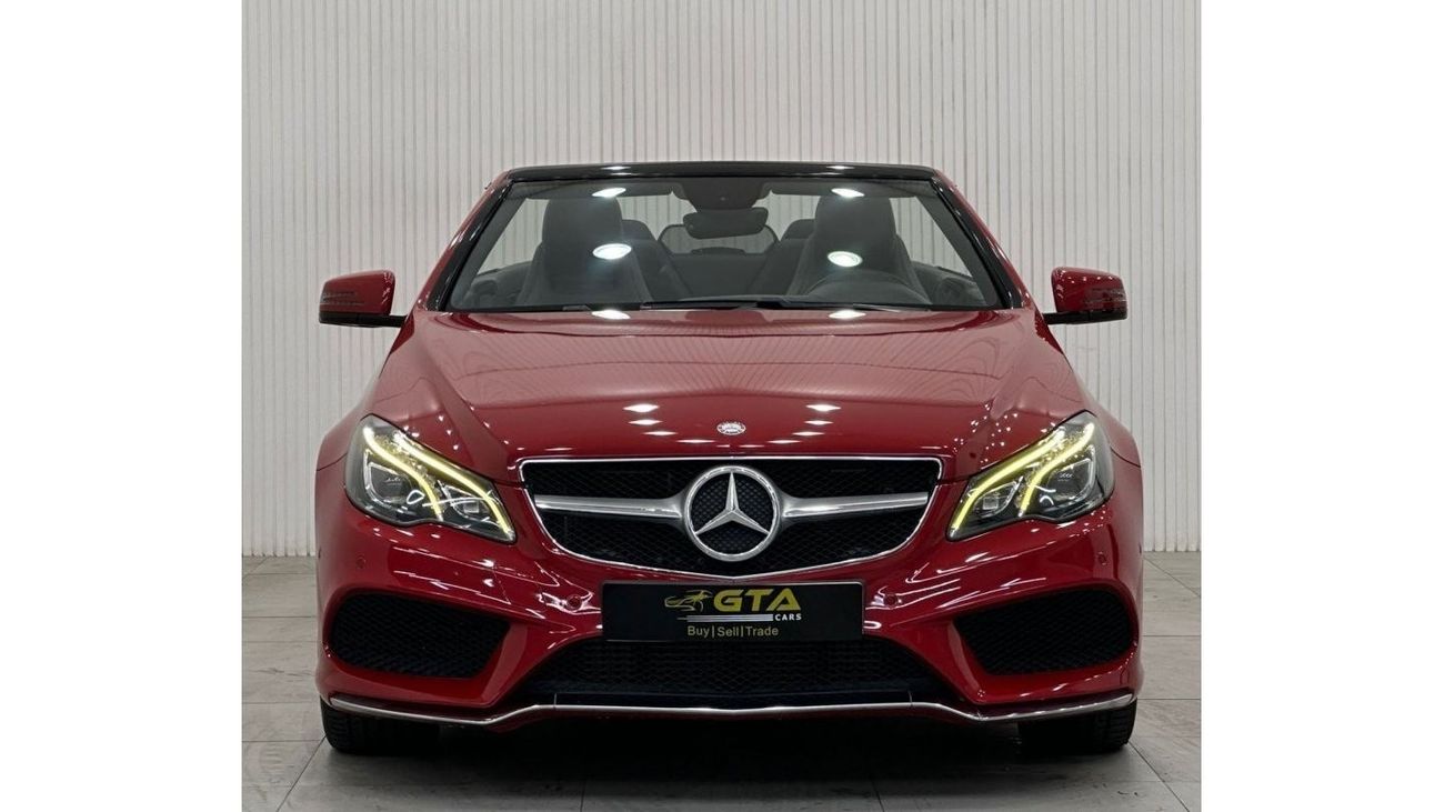 Mercedes-Benz E 250 Std 2014 Mercedes Benz E250 AMG Cabriolet, Service History, Low Kms, GCC