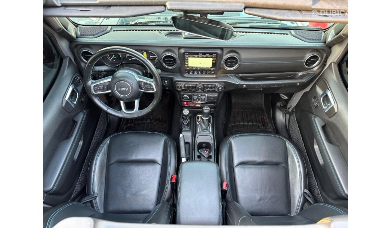 جيب رانجلر Jeep Wrangler Rubicon 4xe - Original Paint - Sky-Touch Roof - Led lights - Leather Seats - AED 3,052