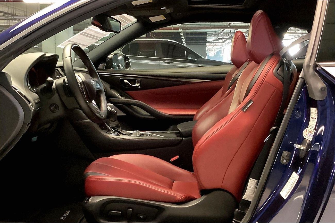 إنفينيتي Q60 Red Sport | شامل الضمان | 0 ﺪﻔﻋﺓ ﺃﻮﻟﻯ