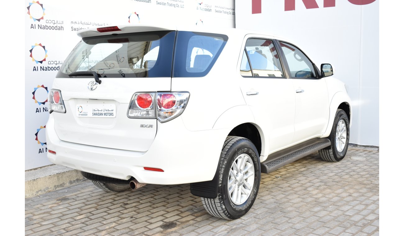 Toyota Fortuner 2.7L EXR 2015 GCC SPECS WITH DEALER WARRANTY