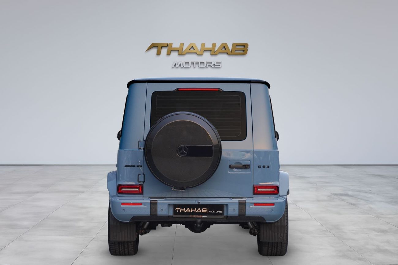 مرسيدس بنز G 63 AMG 2025 | GARGASH | FULL CARBON | CHINA BLUE | G-CLASS G63 AMG V8 | LOW MILEAGE | PERFECT CONDITION