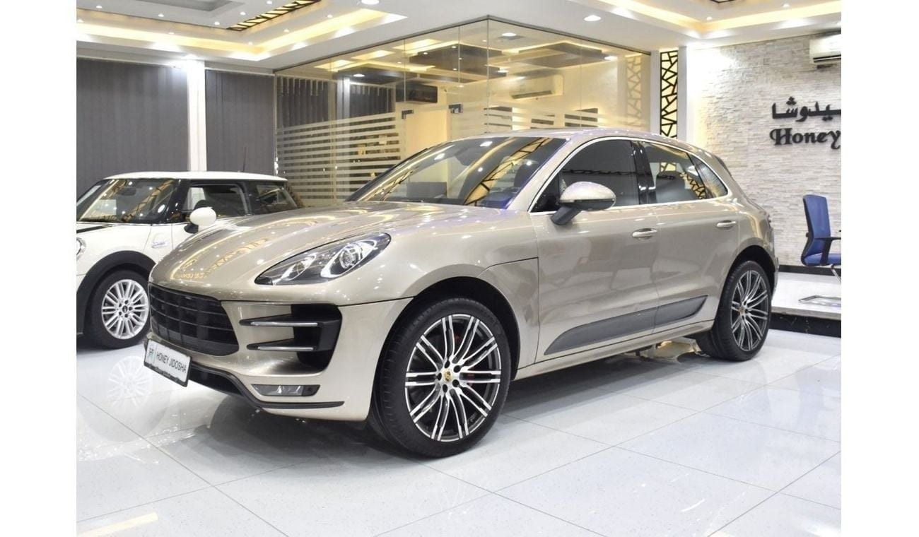 Porsche Macan EXCELLENT DEAL for our Porsche Macan Turbo ( 2015 Model ) in Golden Color GCC Specs