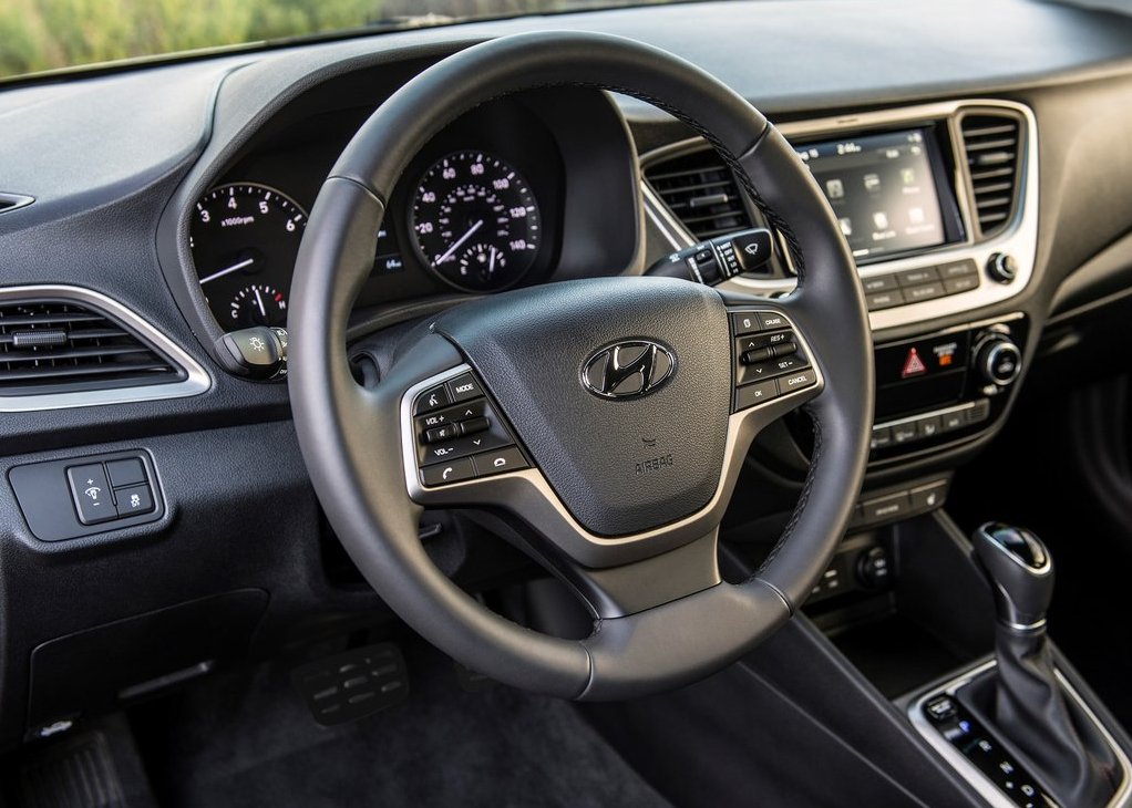 Hyundai Accent interior - Steering Wheel
