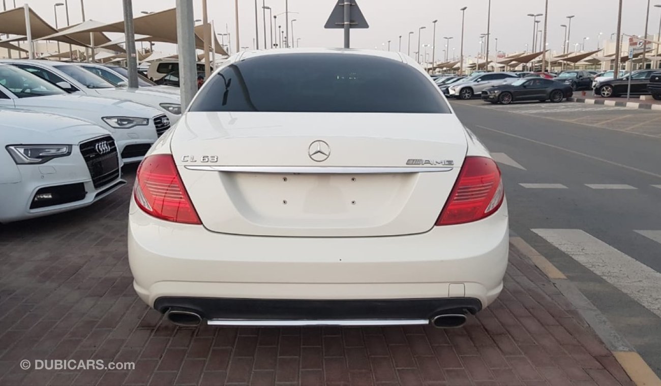 مرسيدس بنز CL 500 موديل 2008 خليجي كت 63AMG فل اوبشن فتحه وجلد ونفيجشن ونيت فيجن وردار وتحكم كهربي الموتر مسرفس بالكام