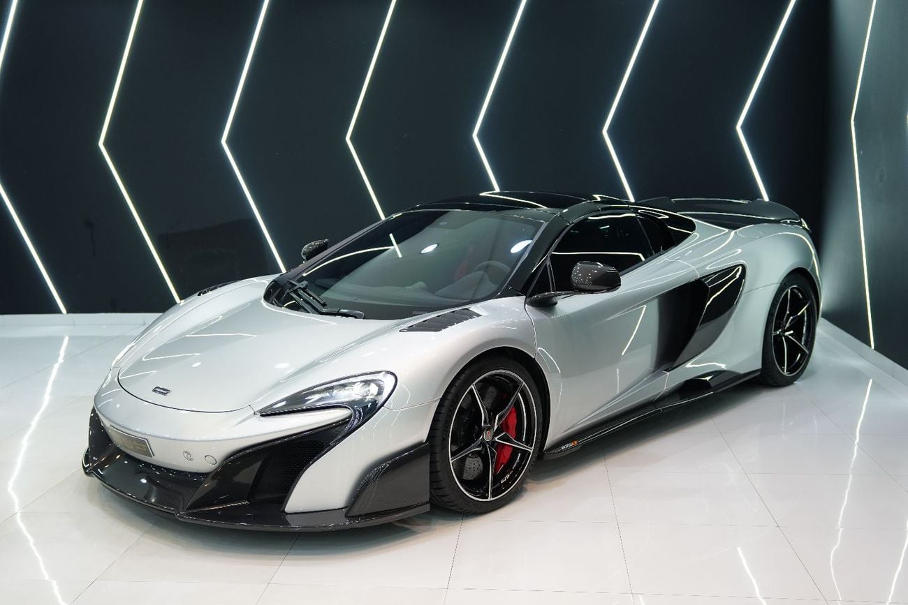 McLaren 675LT Spider, McLaren Track Telemetry, Full Carbon Package, Meridian Audio, Very Low KM, GCC Specs!!
