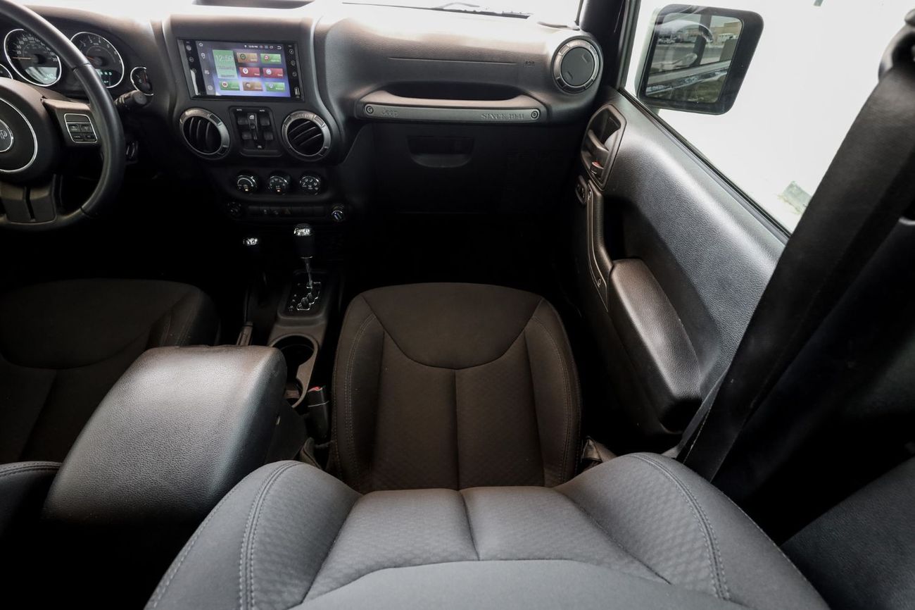 جيب رانجلر Jeep Wrangler Unlimited Sport  2018 GCC under Warranty with Flexible Down-Payment/ Flood Free.