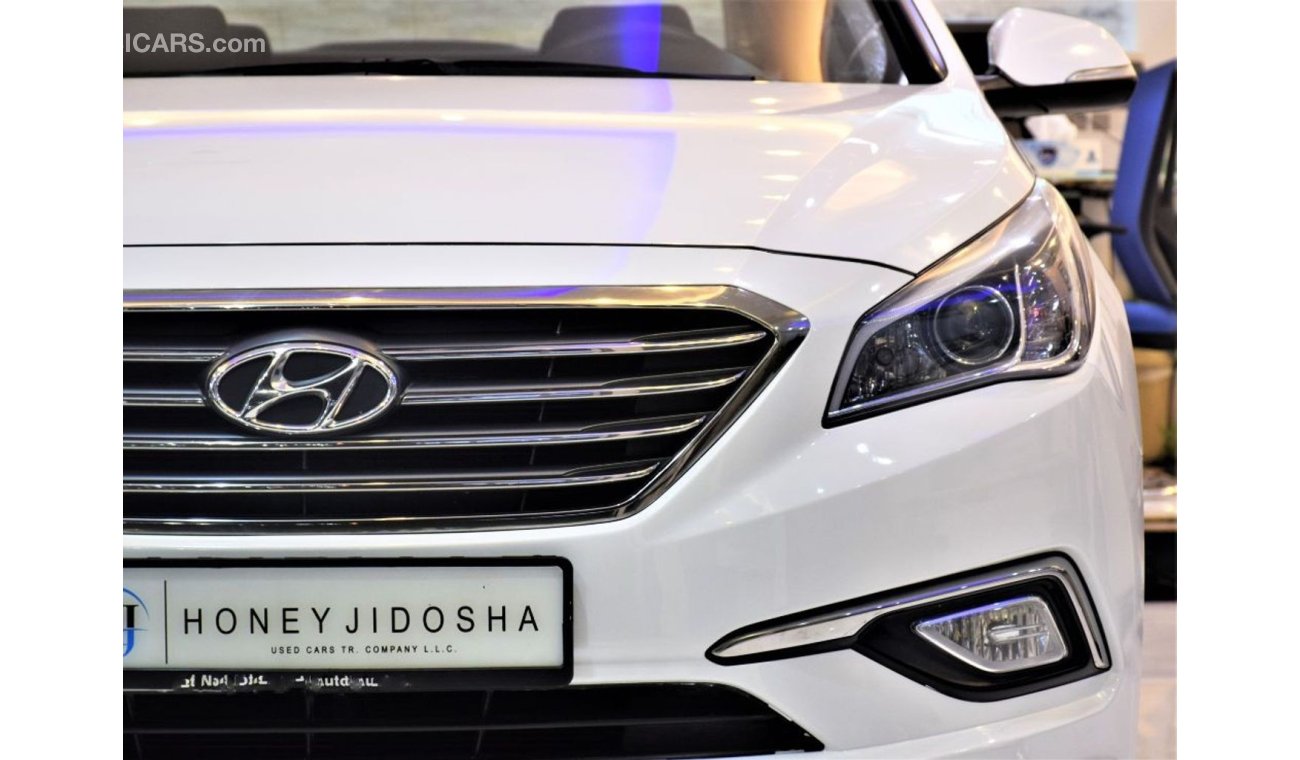 هيونداي سوناتا AMAZING Hyundai Sonata 2015 Model!! in White Color! GCC Specs