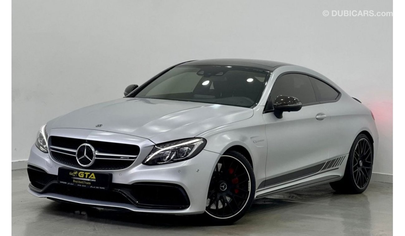 مرسيدس بنز C 63 كوبيه 2018 Mercedes C 63S, Full Service History, Warranty, GCC