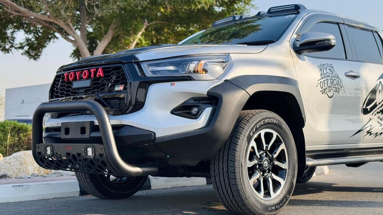 Toyota Hilux MODIFIED TO GR SPORTS | 2024 | DOUBLE CABIN | 2.8L DIESEL ENGINE | AT | NUDGE BAR