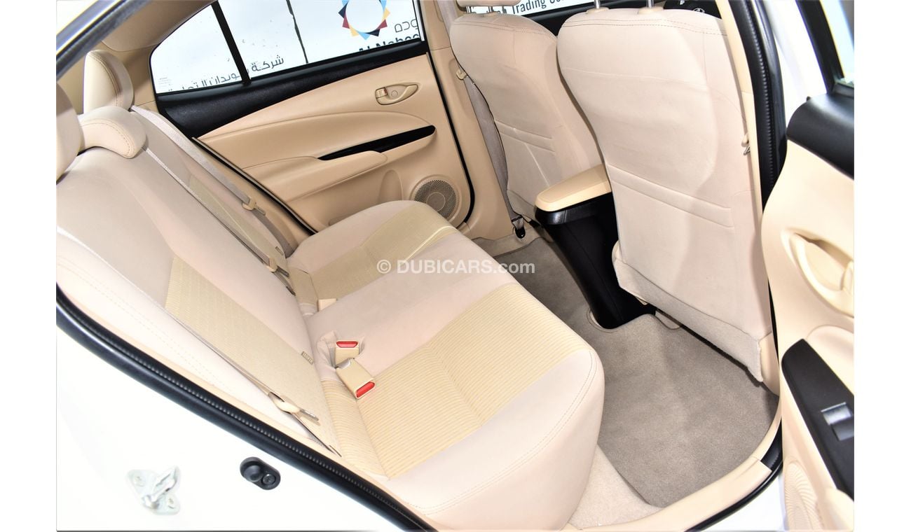 Toyota Yaris AED 800 PM I 1.5L SE 2019 GCC DEALER WARRANTY