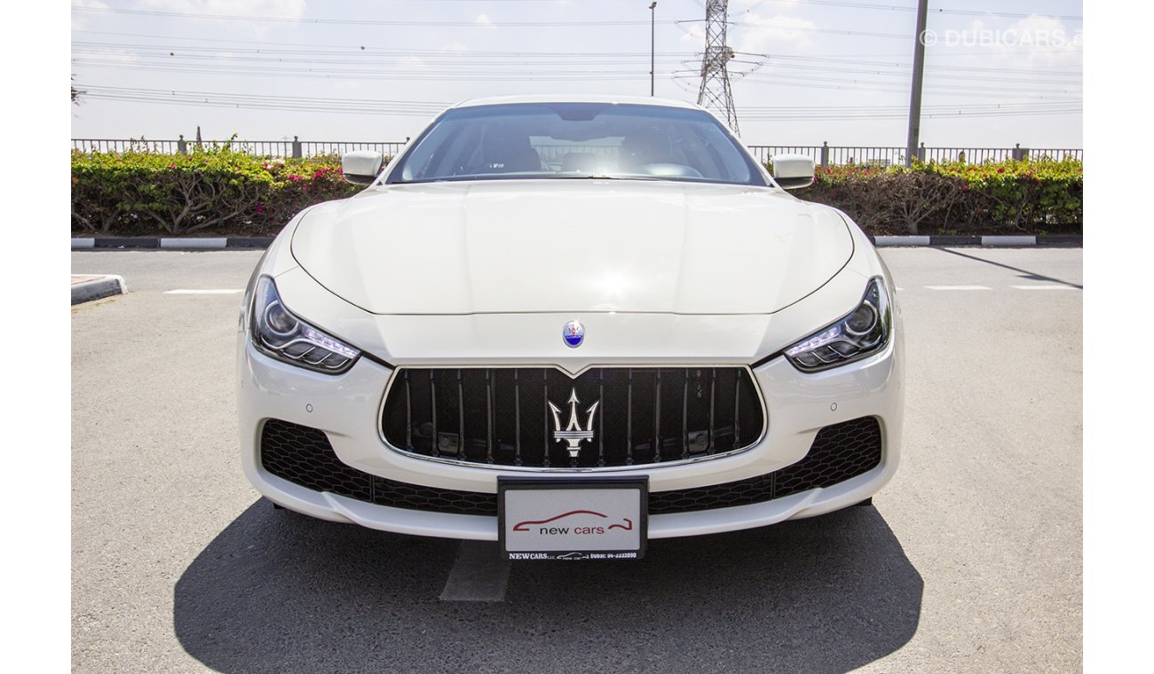 مازيراتي جيبلي MASERATI GHIBLI - 2016 - GCC - ZERO DOWN PAYMENT - 2735 AED/MONTHLY -AL TAYER WARRANTY